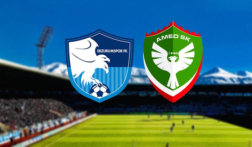 Erzurumspor-Amedspor maçı ne zaman, hangi kanalda?