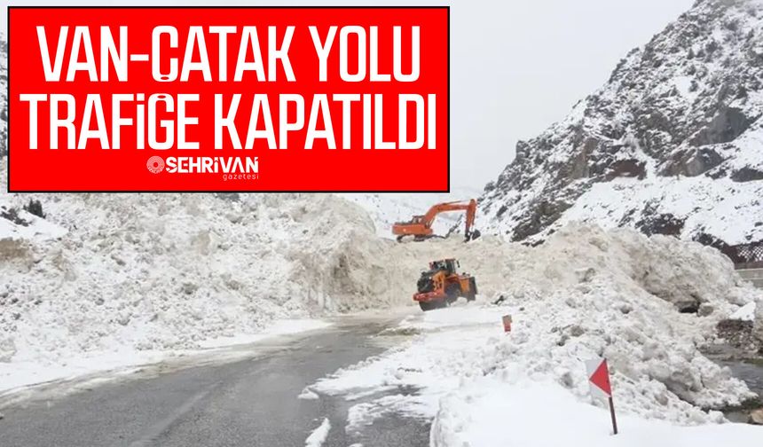 Van-Çatak yolu trafiğe kapatıldı