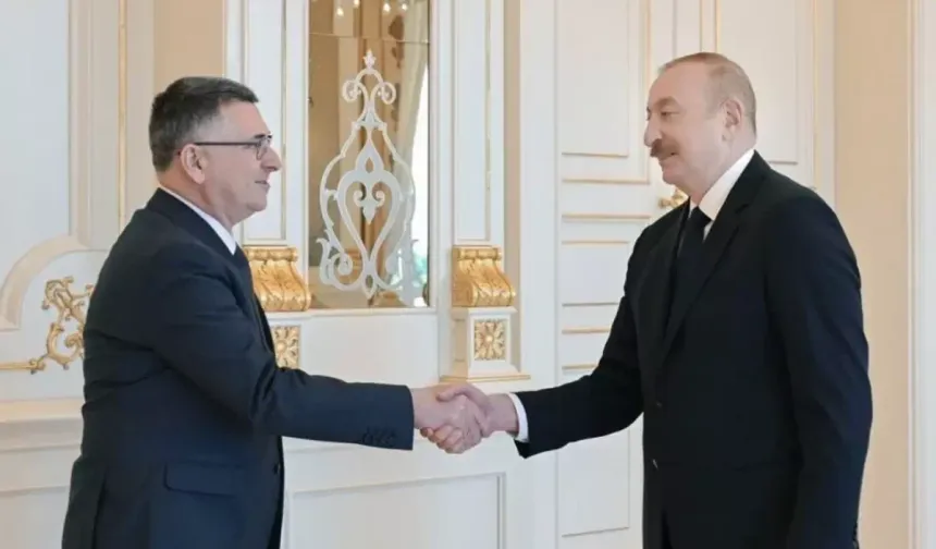 İlham Aliyev, İsrail Dışişleri Bakanını kabul etti
