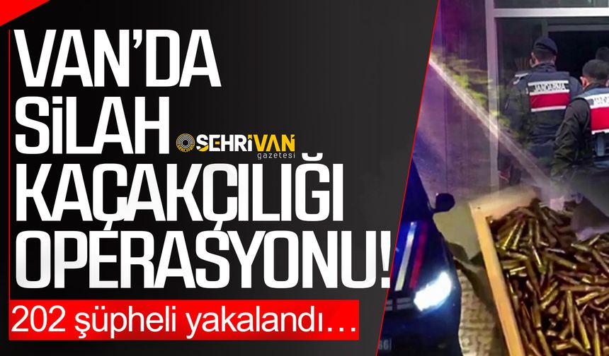 Van’da Silah Kaçakçılığı Operasyonu!