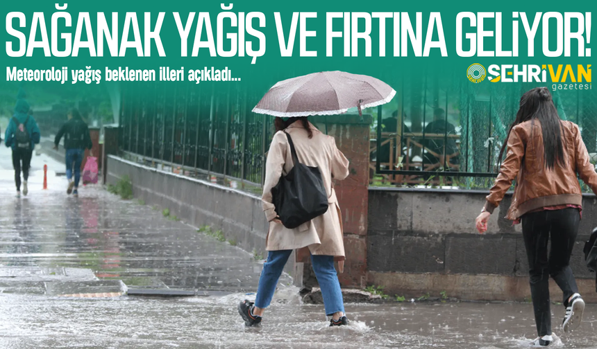 Meteorolojiden 30 ile sarı kod uyarısı: Şiddetli yağış ve fırtına geliyor!