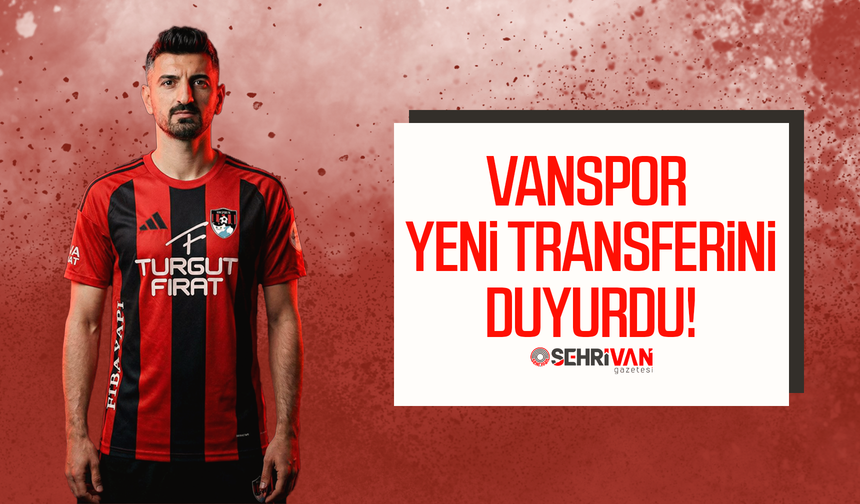 Vanspor yeni transferini duyurdu!