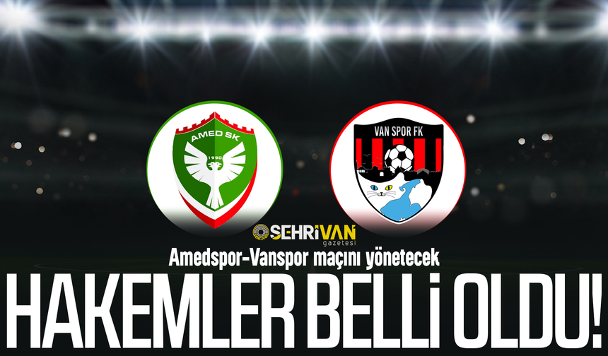 Amedspor-Vanspor derbisinin bilet fiyatları ve hakem dörtüsü belli oldu!