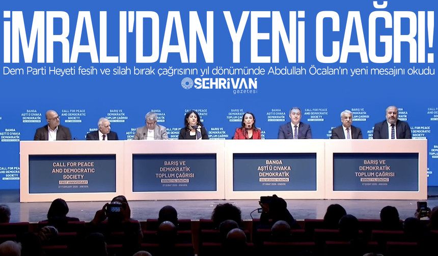 Abdullah Öcalan’dan yeni mesaj!