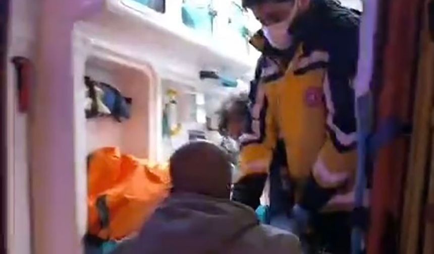 Uçak ambulans hasta bebek için havalandı!