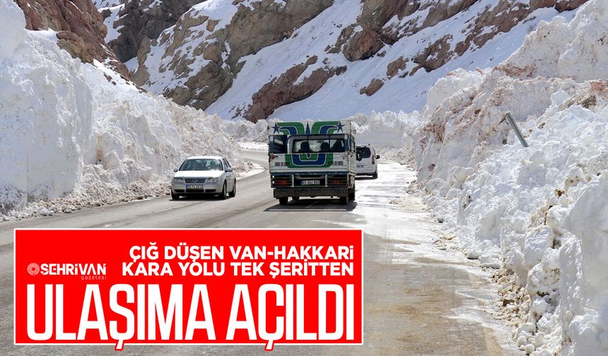 Çığ sonrası kapanan Van-Hakkari kara yolunda yeni gelişme!