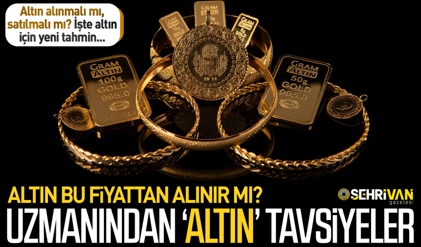 Altın bu fiyattan alınır mı? Uzman isim açıkladı!