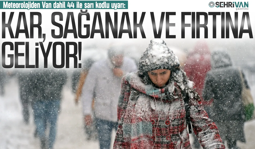 44 ile kar ve yağmur geliyor: Bu şehirlerimizi sağanak ve kar yağışı esir alacak!