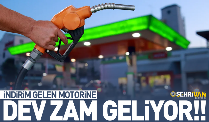 Vanlılar dikkat! İndirim gelen motorine devasa zam geliyor!
