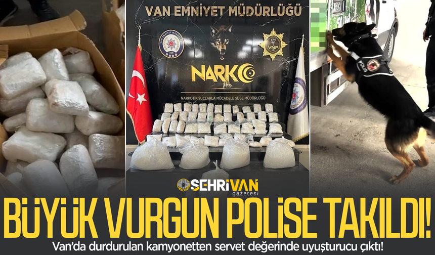 Van’da büyük vurgun polise takıldı: Durdurulan kamyonetten servet çıktı!
