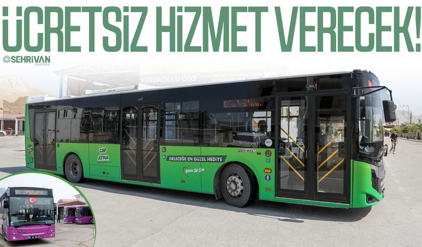 Bayramda ücretsiz hizmet verecek!