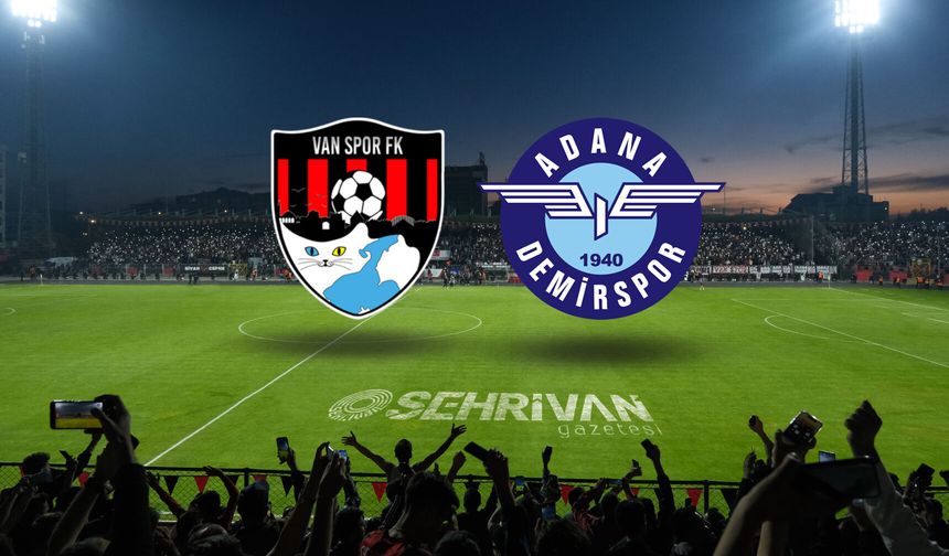 Vanspor-Adana Demirspor maçında sürpriz ilk 11! 8 önemli eksik...