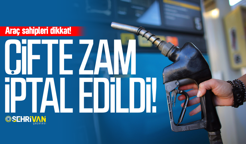 Araç sahiplerine müjde: Çifte zam iptal edildi!