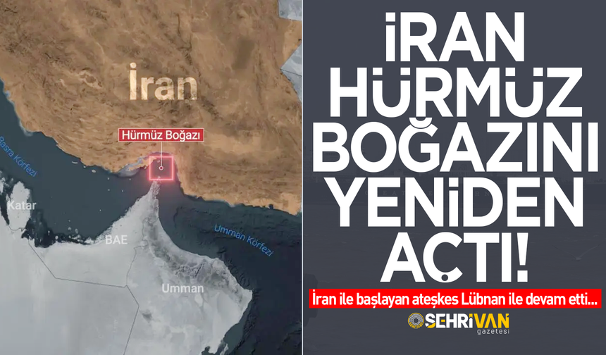 Son Dakika: İran, Hürmüz Boğazı’nın açıldığını açıkladı!