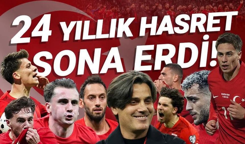 A Milli Takımımız 24 yıl sonra bir ilki başardı!