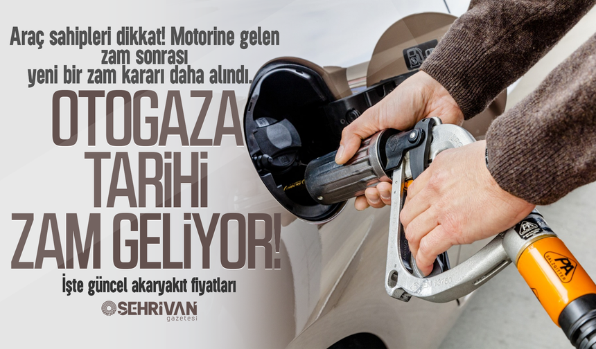 Motorin zammı sonrası otogaza tarihi zam geliyor!
