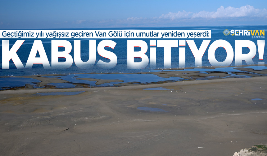 Van Gölü’nün kaderini tersine döndürecek gelişme: Kabus bitiyor!