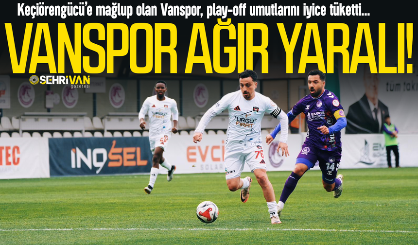 Vanspor, Başkent'te dağıldı!