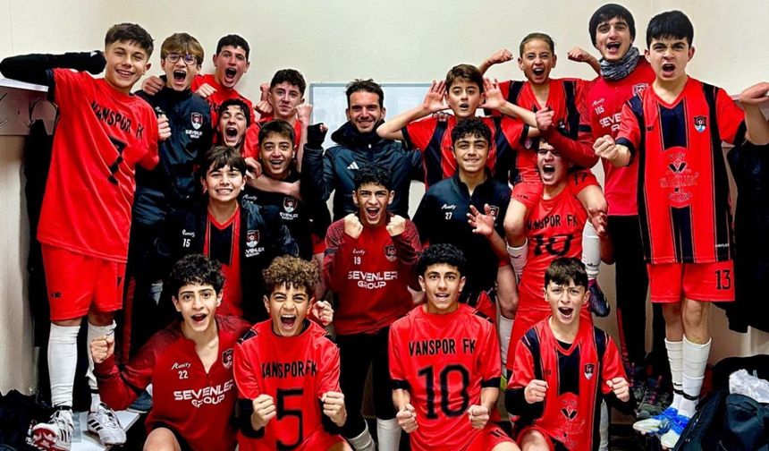 Vanspor’un genç yeteneklerinden büyük başarı
