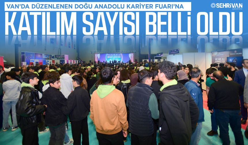 Van’da düzenlenen Doğu Anadolu Kariyer Fuarı’na katılım sayısı belli oldu