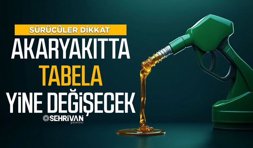 Sürücüler dikkat: Akaryakıtta tabela yine değişecek