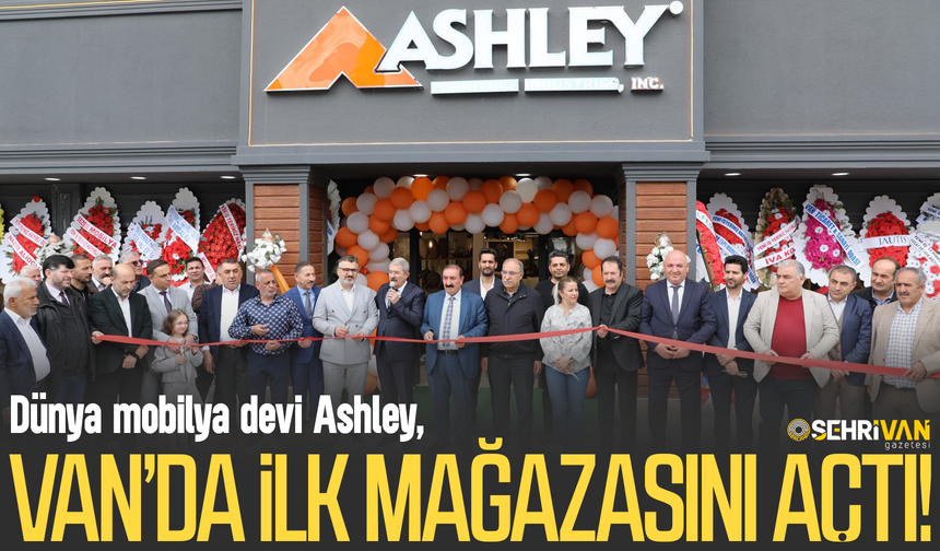 Dünya mobilya devi Ashley, Van’da ilk mağazasını açtı!