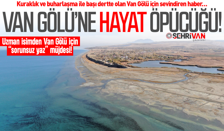 Van Gölü’ne "hayat öpücüğü: Uzman isimden yaz müjdesi!
