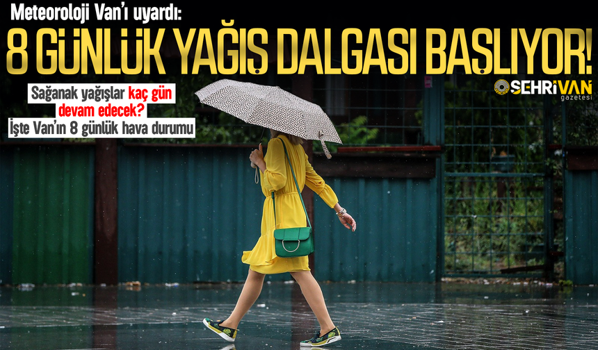 Van’da gökyüzü alarm veriyor! Bu saatlere dikkat, şiddetli geliyor!