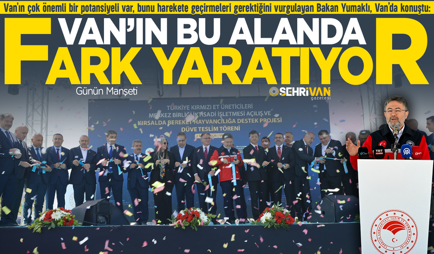 Van bu alanda Türkiye lideri!