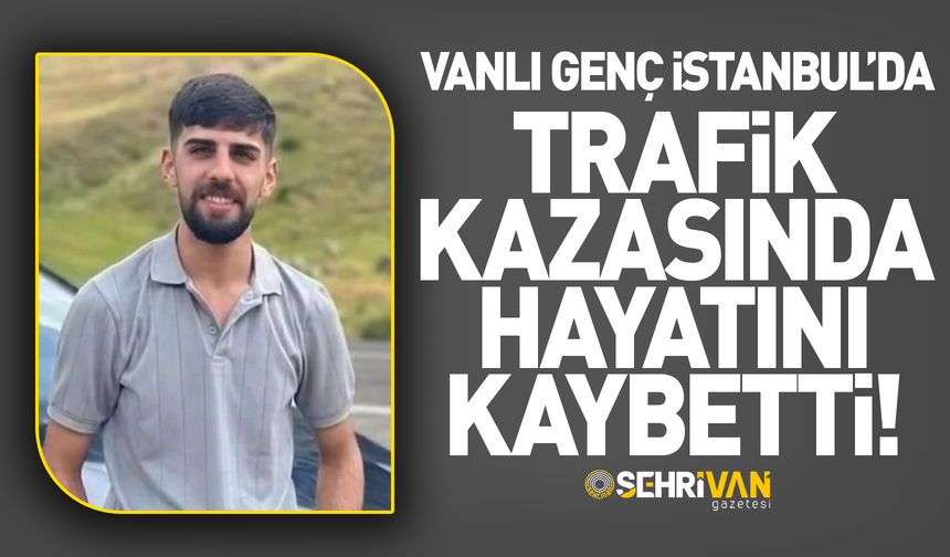Vanlı genç İstanbul’da trafik kazasında hayatını kaybetti!