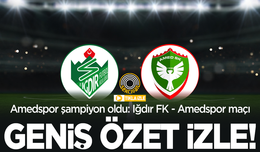 CANLI YAYIN | Iğdır FK – Amedspor maçı canlı izle