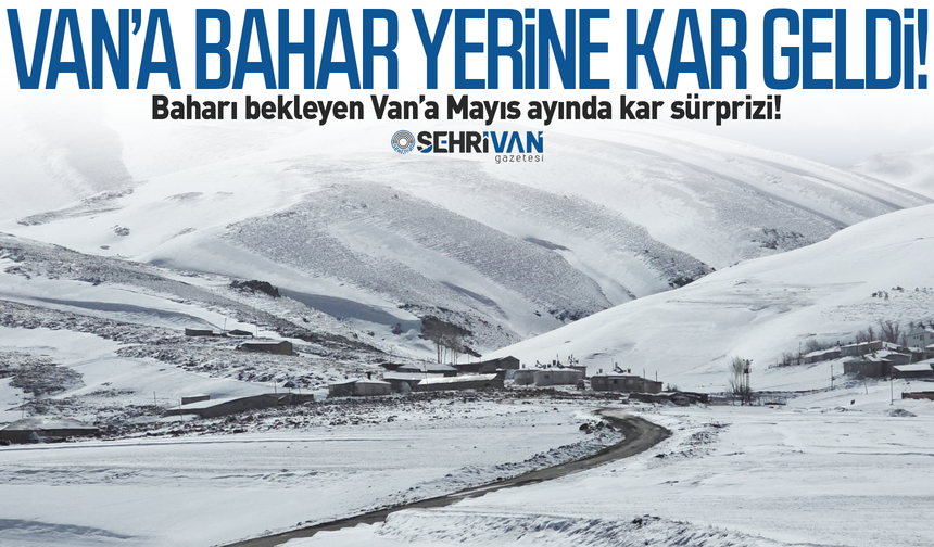 Van’a bahar yerine kar geldi!