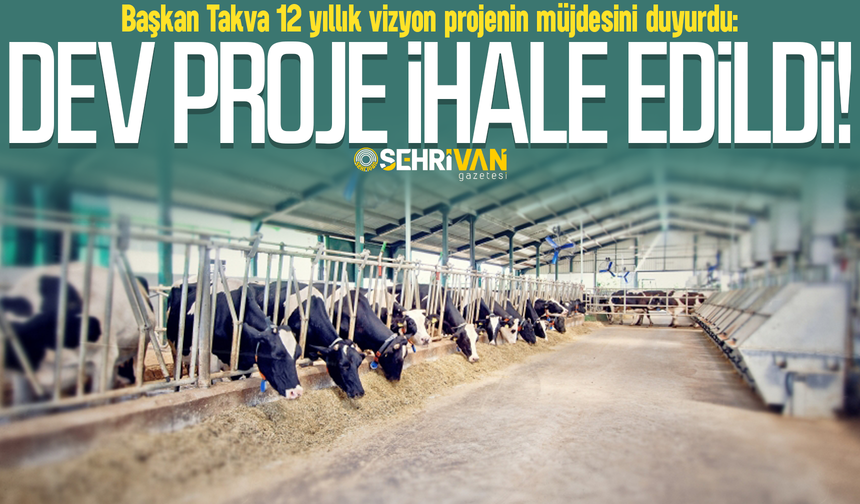 Başkan Takva 10 milyar TL’lik vizyon projenin müjdesini duyurdu!