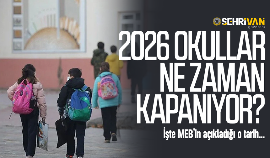 İlköğretim, Ortaokul ve Liselerde okulların kapanış tarihi belli oldu!