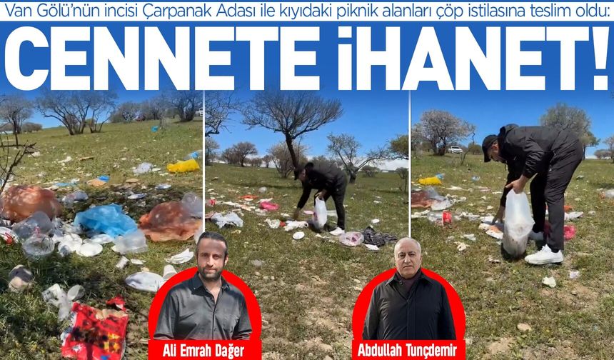 Van’ın turizm cennetinde utandıran manzara!