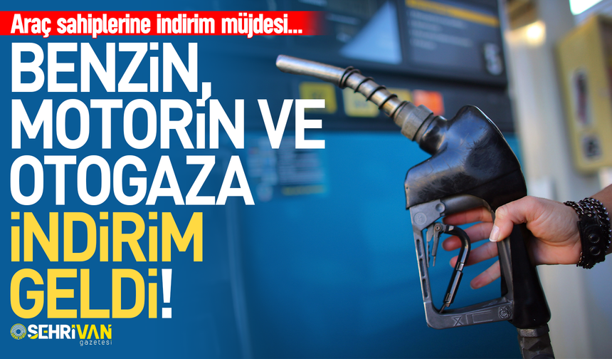 Akaryakıta 3’lü süper indirim!