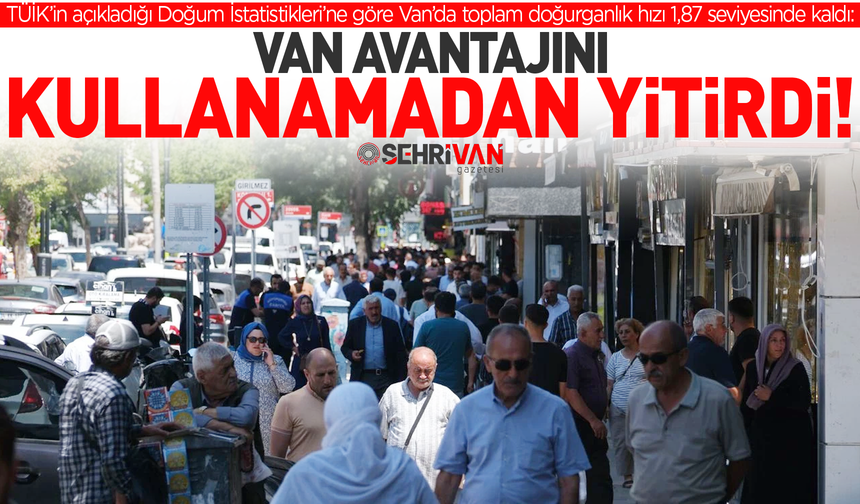 Van’ın kullanamadığı zenginlik: Van 6 yıldır kan kaybediyor!