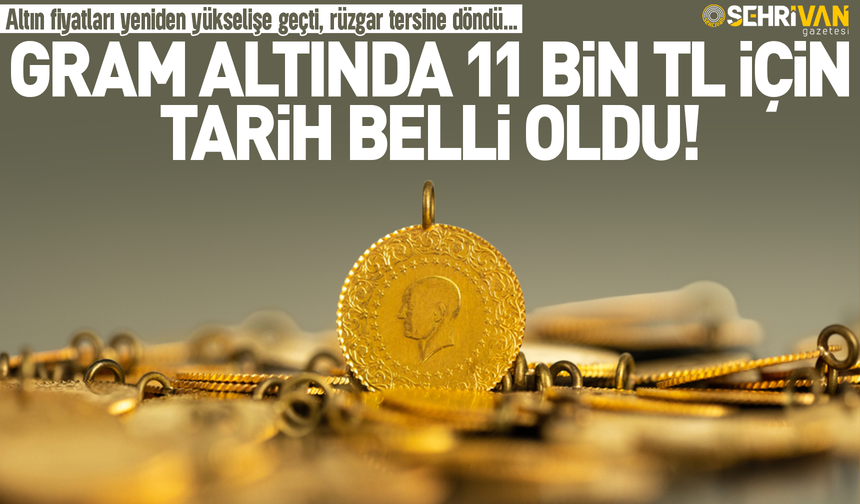 Gram altında 11 bin TL için tarih belli oldu!