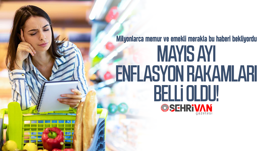 Son dakika: Mayıs ayı enflasyon rakamları açıklandı! İşte yıllık oran