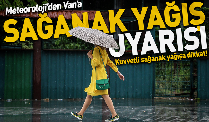 Van için yeni uyarı!