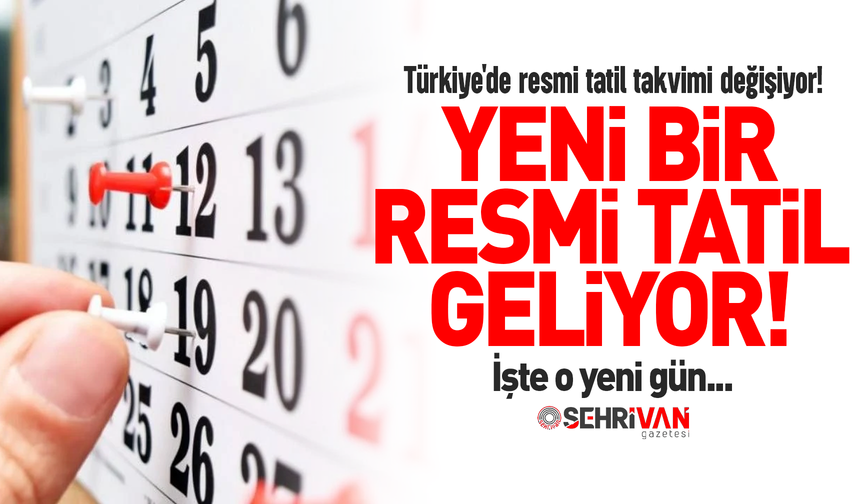 Türkiye'de resmi tatil takvimi değişiyor! Yeni bir resmi tatil geliyor: İşte o yeni gün...