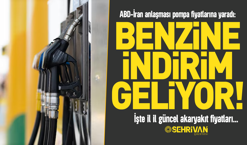 ABD-İran anlaşması akaryakıta yaradı: Motorinden sonra benzine de indirim geliyor!