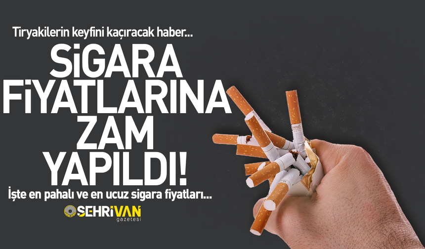 Sigara fiyatlarına zam geldi: İşte en ucuz ve en pahalı sigara fiyatları