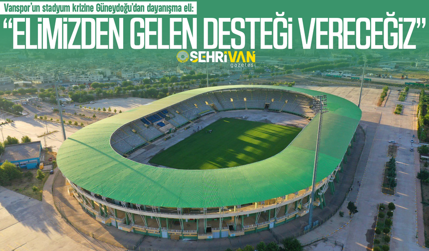 Vanspor'un stat çıkmazına bir kulüpten daha destek!