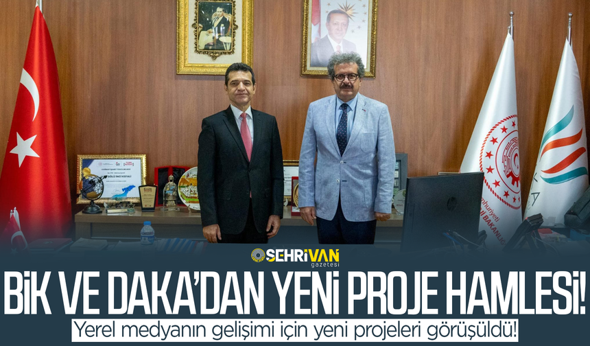 BİK ve DAKA’dan yeni nesil gazetecilik hamlesi: Yerel medyanın gelişimi için yeni projeleri görüşüldü!