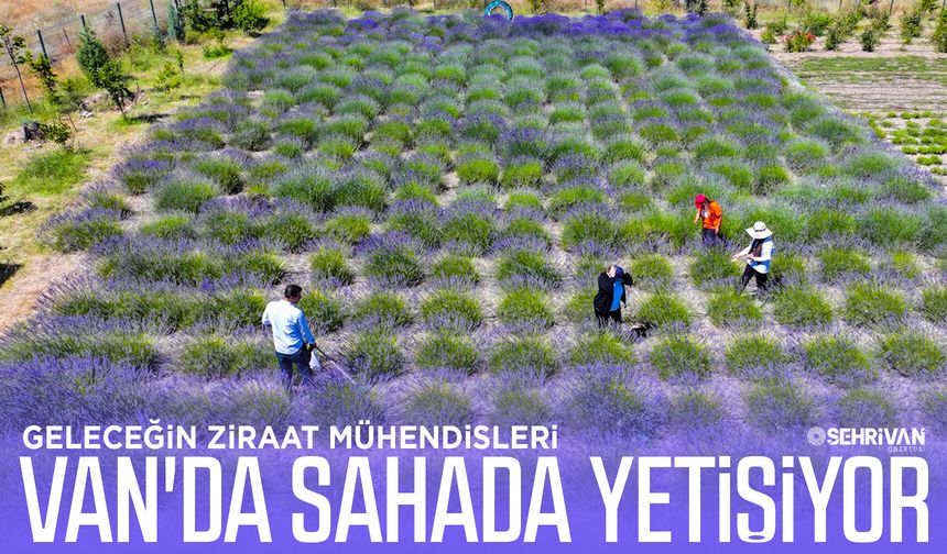 Geleceğin Ziraat Mühendisleri Van'da sahada yetişiyor