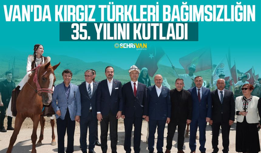 Van'da Kırgız Türkleri bağımsızlığın 35. yılını kutladı