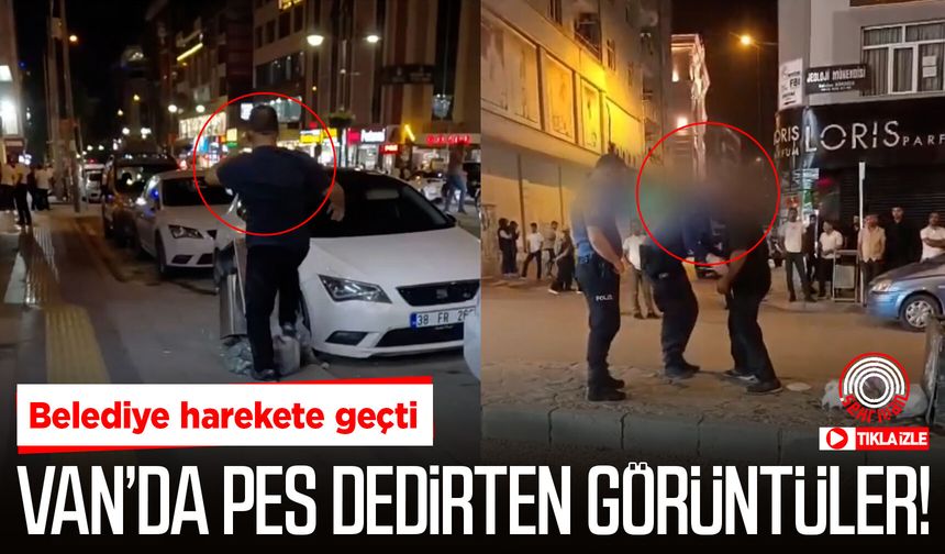 Van’da pes dedirten görüntüler! Belediye harekete geçti