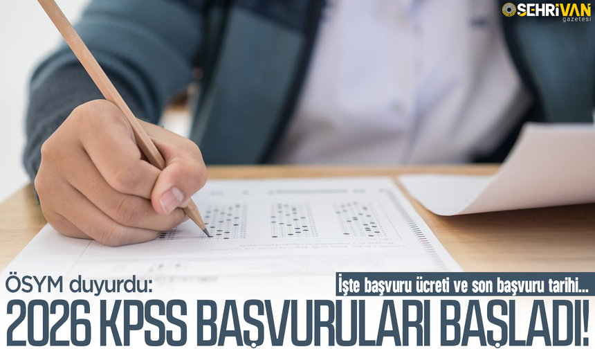 2026 KPSS başvuruları başladı: İşte başvuru ücreti ve başvuru tarihleri…