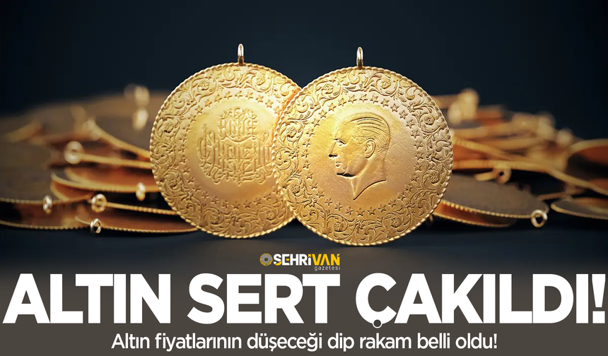 Altın fiyatlarının düşeceği dip rakam belli oldu!